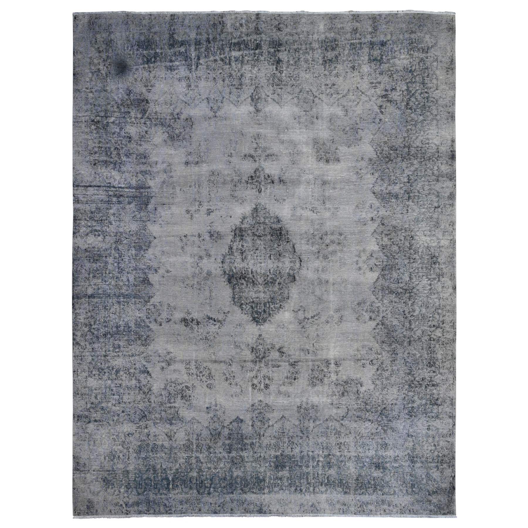 Transitional Wool Hand-Knotted Area Rug 9'8